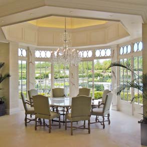 Dining extension with a domed roof lantern